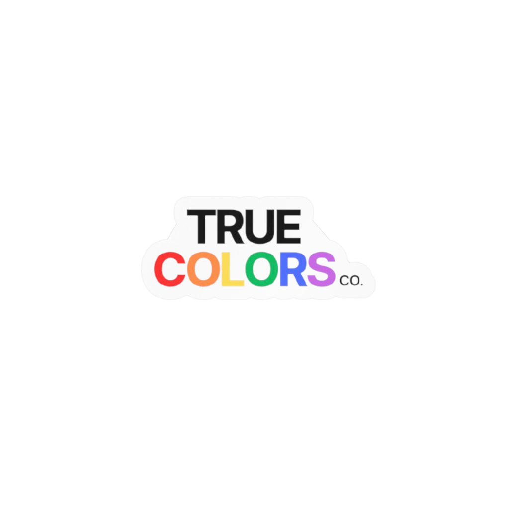 True Colors CO. Sticker — Rainbow Pride Decal
