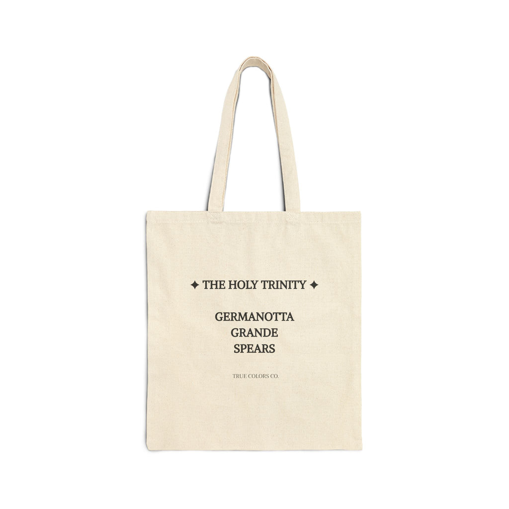 The Holy Trinity Natural Canvas Tote Bag
