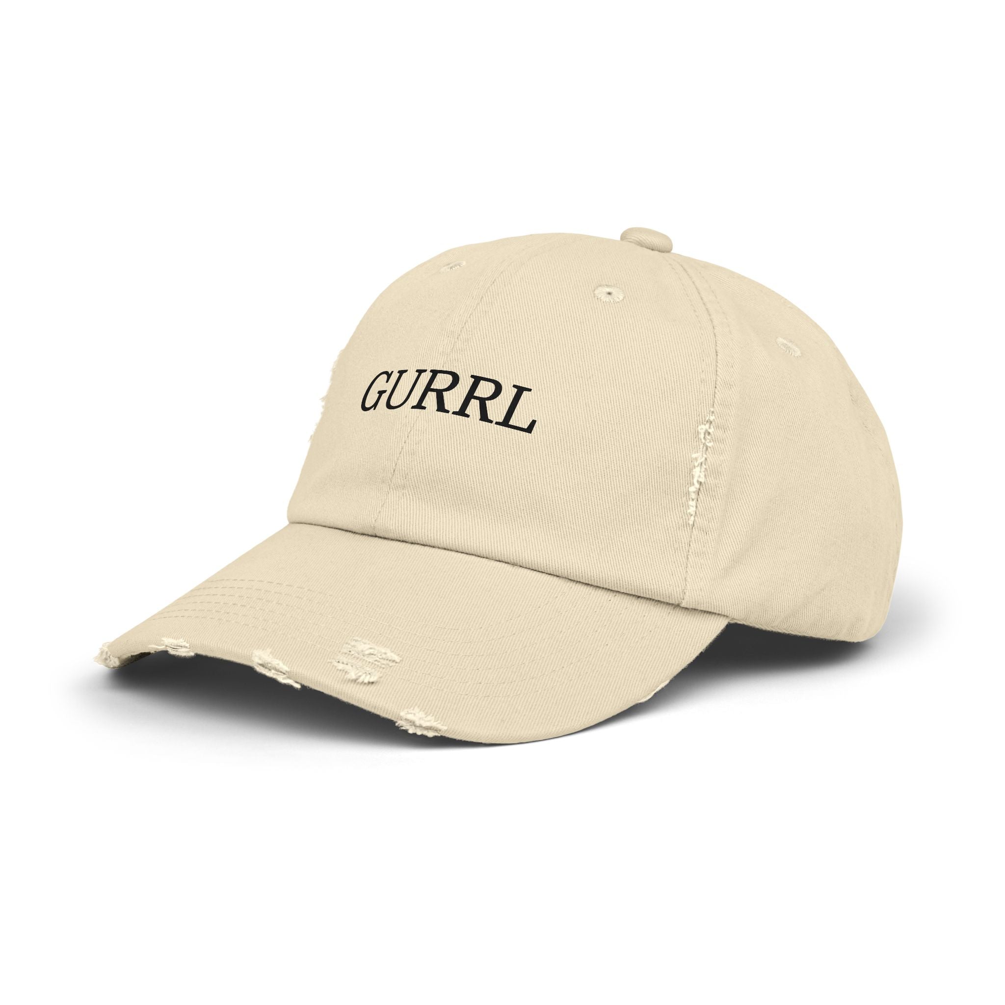 Distressed GURRL Baseball Cap