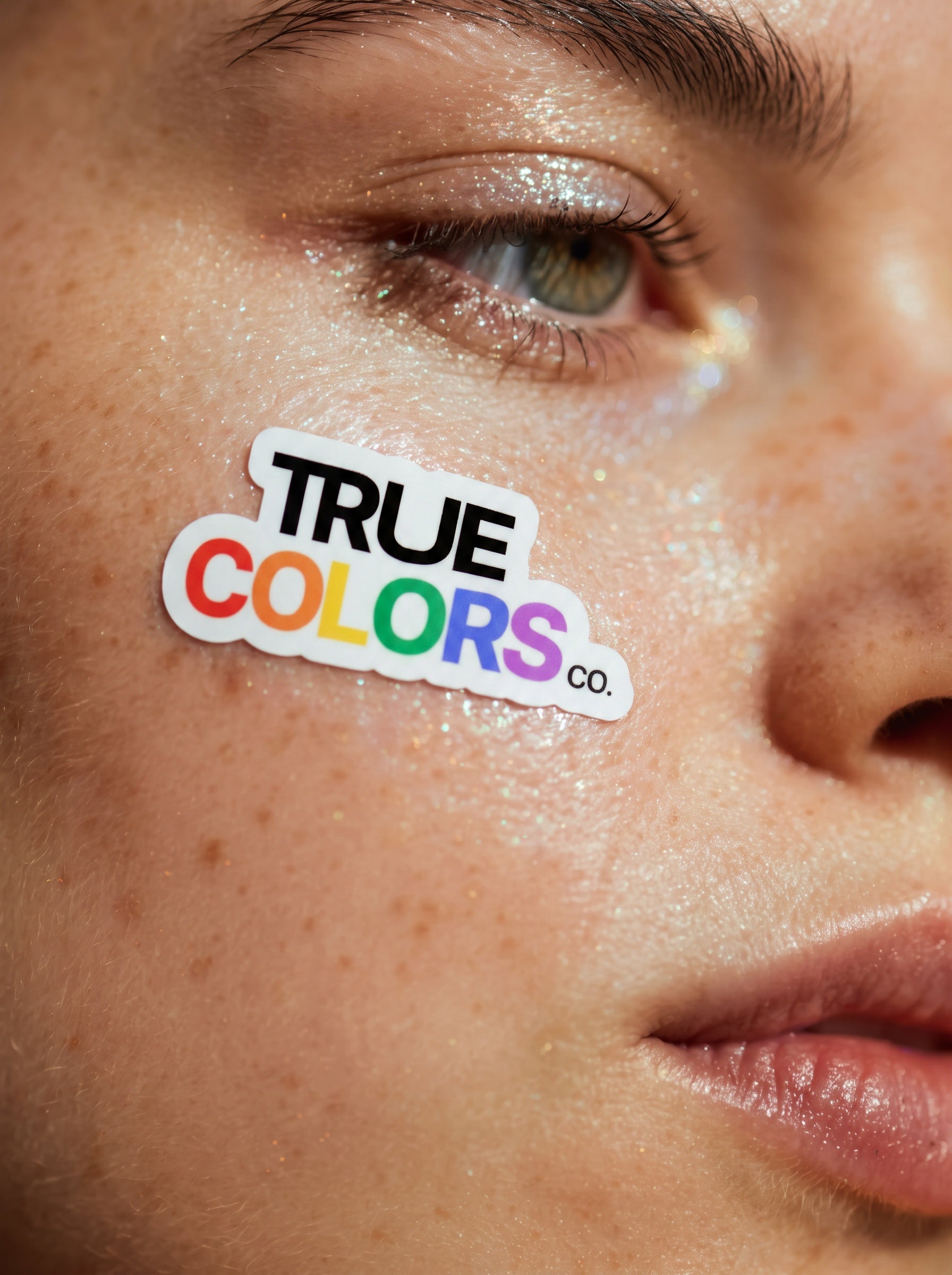 True Colors CO. Sticker — Rainbow Pride Decal