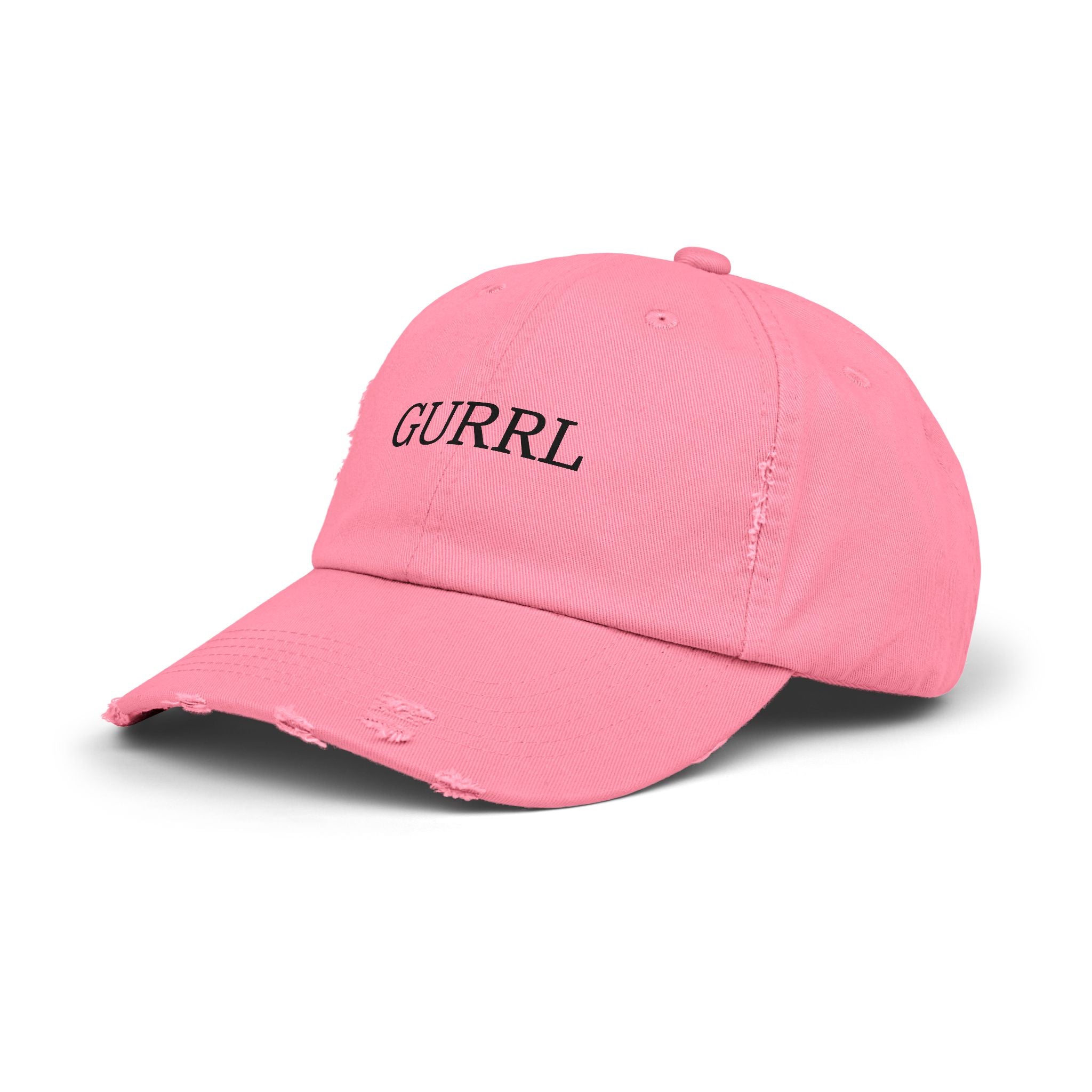 Distressed GURRL Baseball Cap